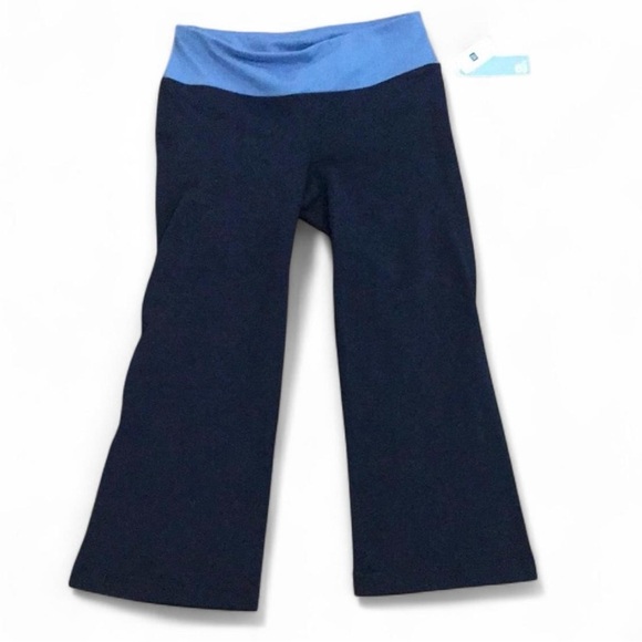 GAP Pants - GapFit yoga capris, navy blue, size XS